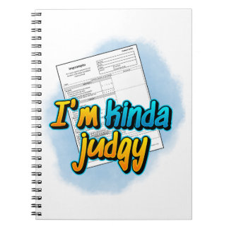 Ich bin Kinda Judgy Spiral Notebook Notizblock