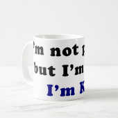 Ich bin Kiwi Kaffeetasse (Vorderseite Links)