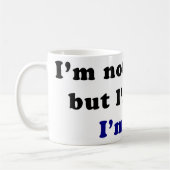 Ich bin Kiwi Kaffeetasse (Links)