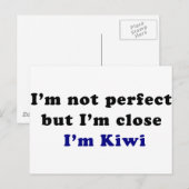 Ich bin Kiwi Postkarte (Vorne/Hinten)