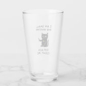 Ich bin klein und sensibel, aber auch bekämpfen mi glas (Rückseite)