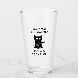 Ich bin klein und sensibel, aber auch bekämpfen mi glas