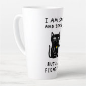 Ich bin klein und sensibel, aber auch bekämpfen mi milchtasse (Linke Ecke)