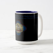 "Ich bin kleines Lamm" #1 Jesuss Zweifarbige Tasse (VorderseiteRechts)