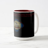 "Ich bin kleines Lamm" #2 Jesuss Zweifarbige Tasse (VorderseiteRechts)