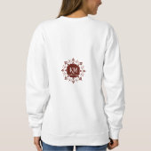 Ich bin klug" Women's Sweatshirt - Empowered & Eff (Rückseite)