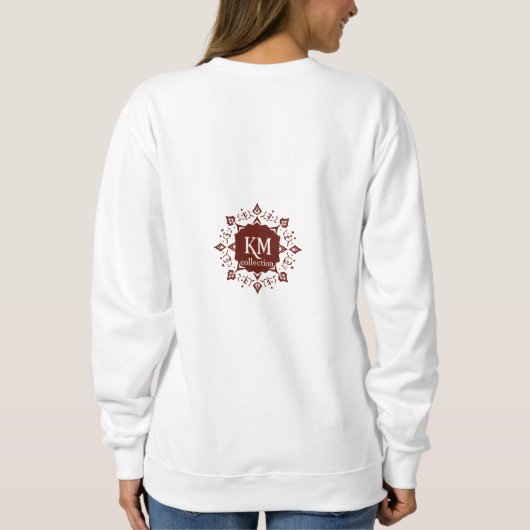 Ich bin klug" Women's Sweatshirt - Empowered & Eff (Rückseite)