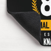 Ich Bin Knackige 83 Mal Knackt Es Hier Mal Knackt Mousepad (Ecke)