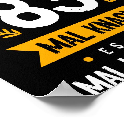 Ich Bin Knackige 83 Mal Knackt Es Hier Mal Knackt Poster (Ecke)