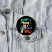Ich bin Knucklehead bei der Times Tim Walz Debate Button (Beispiel)