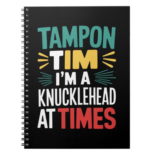 Ich bin Knucklehead bei der Times Tim Walz Debate  Notizblock (Vorderseite)