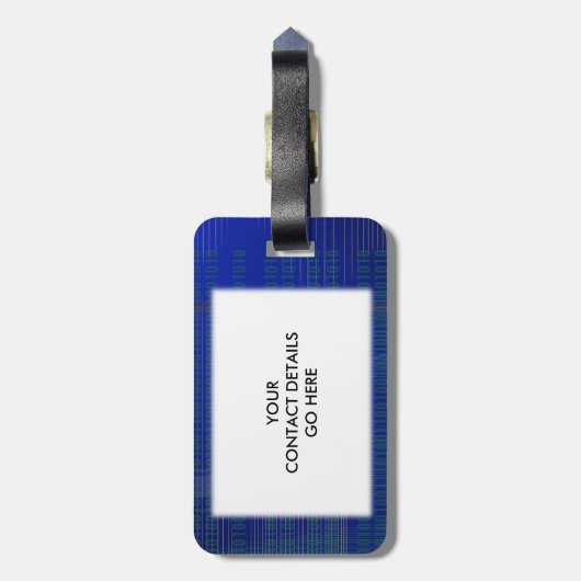 ICH BIN KODEKODEX GEPÄCKANHÄNGER (Rückseite vertikal)