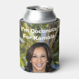 Ich bin Kokosnüsse für Kamala Dosenkühler