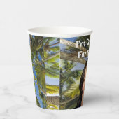 Ich bin Kokosnüsse für Kamala Pappbecher (Rechts)