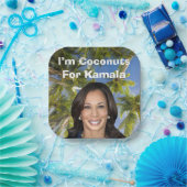 Ich bin Kokosnüsse für Kamala Pappteller (Party)