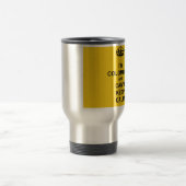 Ich bin kolumbianisch und kann Ruhe nicht behalten Reisebecher (Mittel)