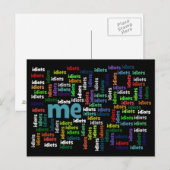 Ich bin komplett von einer Gruppe von Idioten umge Postkarte (Vorne/Hinten)