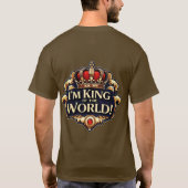 : Ich bin König der Welt! - Anweisung Graphic T-Sh T-Shirt (Rückseite)