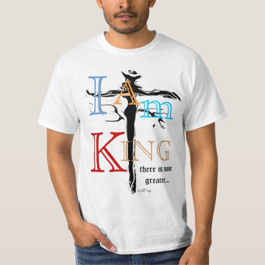 "Ich bin König" durch Michael Crozz T-Shirt (Vorderseite)
