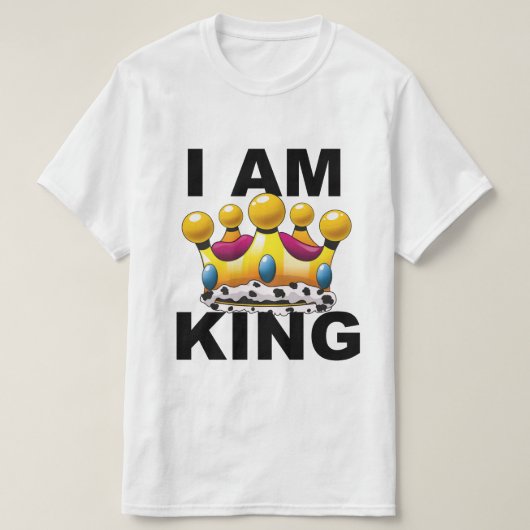 Ich bin König T-Shirt (Design vorne)