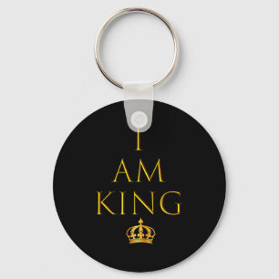 Ich bin König T-Shirt Schlüsselanhänger