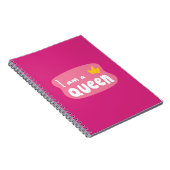 Ich bin Königin – Elegant Korporat Notizblock (Rechte Seite)