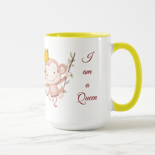 Ich bin Königin – Elegant Tasse (Rechts)