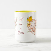 Ich bin Königin – Elegant Tasse (Zentrum)