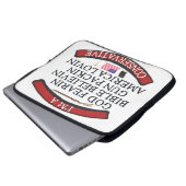 ICH BIN KONSERVATIV LAPTOPSCHUTZHÜLLE (Vorne Knopf)