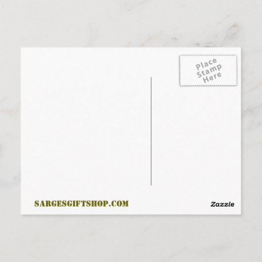 ICH BIN KONSERVATIV POSTKARTE (Rückseite)