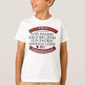 ICH BIN KONSERVATIV T-Shirt (Vorderseite)