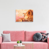 Ich bin konzentriert. 2_ leinwanddruck (Insitu (Wohnzimmer))