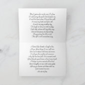 Ich bin kostenlos, Beileidsgratis Grußkarte Karte (Innenseite)