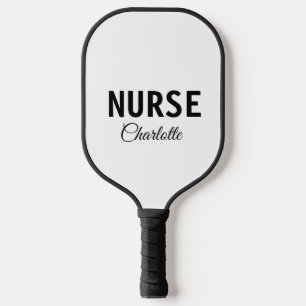 Ich bin Krankenpfleger medizinischer Experte fügen Pickleball Schläger