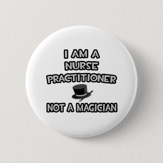 Ich bin Krankenpfleger ... Nicht ein Magier Button (Vorderseite)