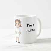 Ich bin Krankenschwester Kaffeetasse (VorderseiteRechts)