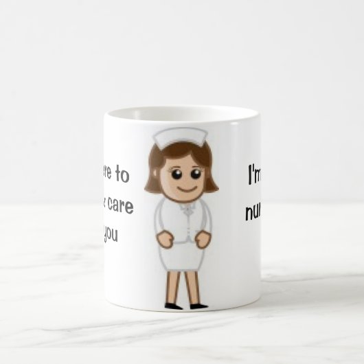 Ich bin Krankenschwester Kaffeetasse (Mittel)