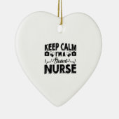 Ich bin Krankenschwester Keramik Ornament (Rechts)