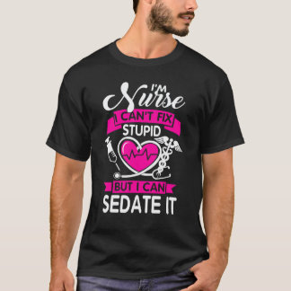 Ich bin Krankenschwester Liebe Herz Druck Die best T-Shirt