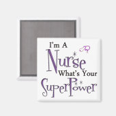 Ich bin Krankenschwester Magnet (Vorderseite/Rückseite)