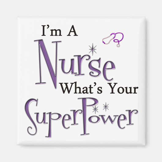 Ich bin Krankenschwester Magnet (Vorne)