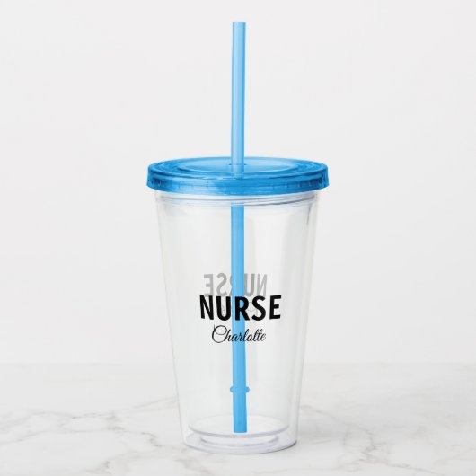 Ich bin Krankenschwester medizinischen Fachmann Fü Acryltrinkbecher (Vorderseite)