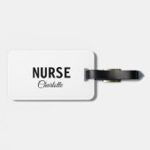 Ich bin Krankenschwester medizinischen Fachmann Fü Gepäckanhänger (Rückseite horizontal)