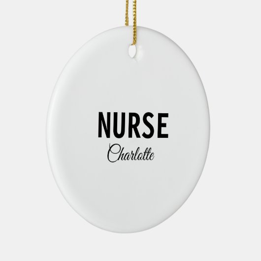 Ich bin Krankenschwester medizinischen Fachmann Fü Keramik Ornament (Rechts)