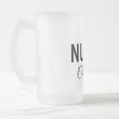 Ich bin Krankenschwester medizinischen Fachmann Fü Mattglas Bierglas (Links)