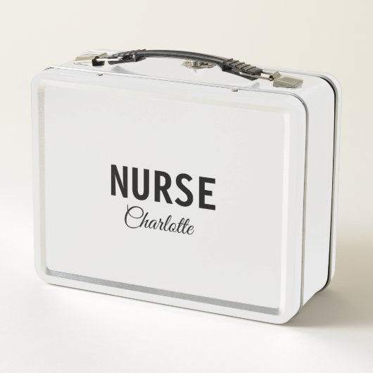 Ich bin Krankenschwester medizinischen Fachmann Fü Metall Brotdose (Rückseite)