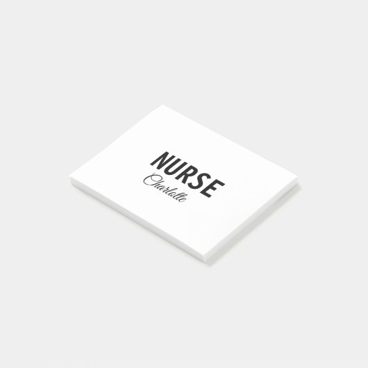 Ich bin Krankenschwester medizinischen Fachmann Fü Post-it Klebezettel (angewinkelt)