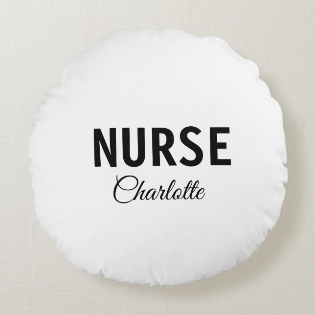 Ich bin Krankenschwester medizinischen Fachmann Fü Rundes Kissen (Vorderseite)