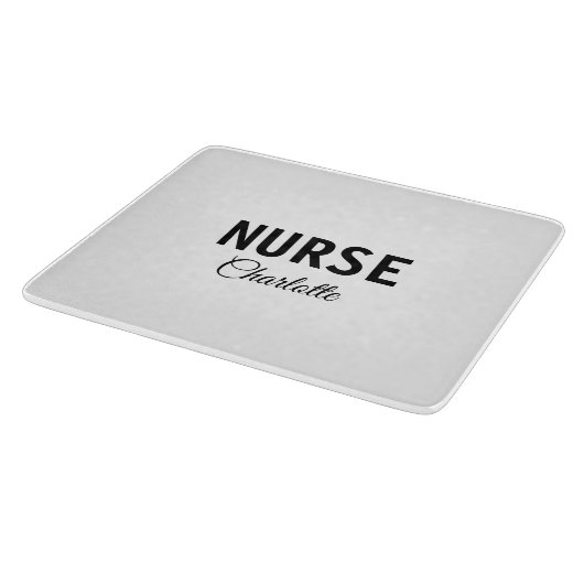 Ich bin Krankenschwester medizinischen Fachmann Fü Schneidebrett (Ecke)