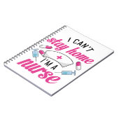 Ich bin Krankenschwester Notizblock (Linke Seite)